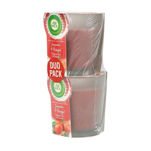 [5587] Air Wick Duftkerze 2x105gr Apfel & Zimt