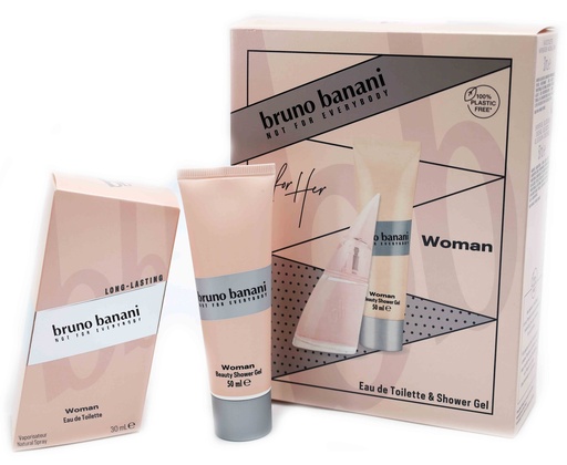 [13940] Bruno Banani Geschenkset Woman EDT 30ml + Duschgel 50ml