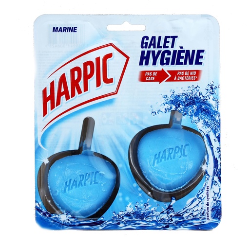 [13541] Harpic Active Fresh Toilettenblock 2x40gr Marine