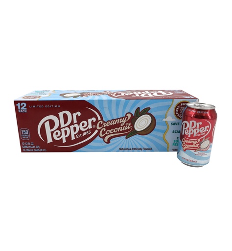 [15903] Dr Pepper - Coconut Cream 12x 355ml