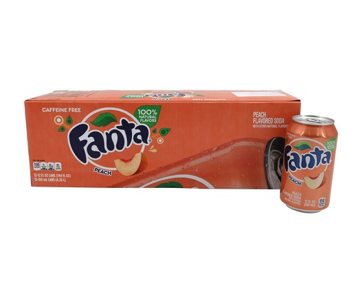 [14980] Fanta Peach USA 12x355ml (Karton)