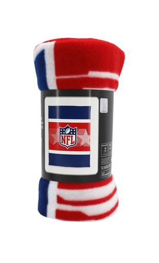 [16393] Herding NFL Decke 150 x 200cm  Blau/Rot