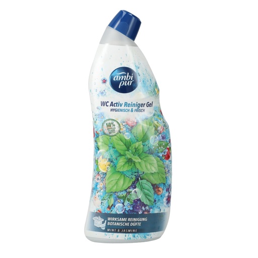 [P0000201] Ambi Pur WC-Reiniger 750ml Active Gel Mint & Jasmine