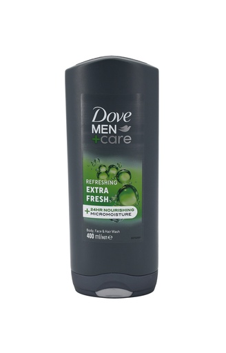 [P0000217] Dove Men+Care Shampoo und Duschgel 400ml 3-in-1 Extra Fresh