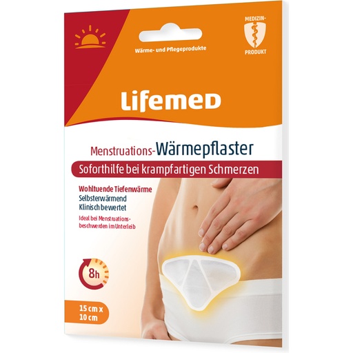 [P0000388] Lifemed Menstruations-Wärmepflaster, 100 x 150 mm, weiß (99351)