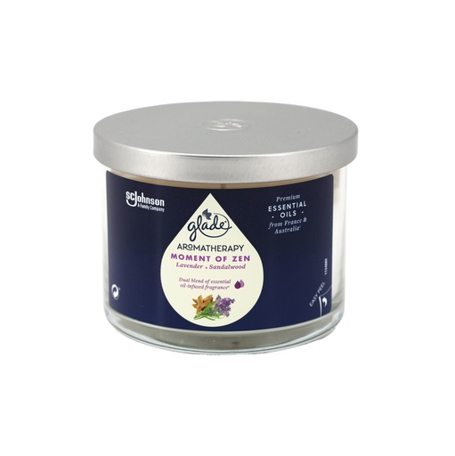 [P0000402] GLADE Duftkerze Aromatherapy Moment of Zen 260g