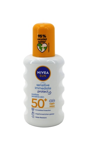 [P0000425] NIVEA  Sun Sensitive Sofortschutzspray SPF50+ 200ML