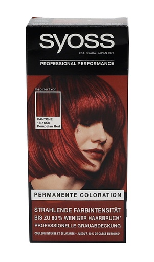 [P0000845] Syoss Permanente Coloration 18-1658 Pompeian Red