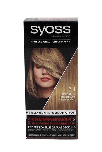 [P0000847] Syoss Color 7-1 natürliches Mittelblond