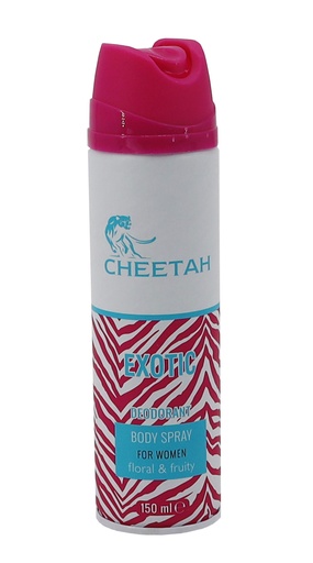[P0000860] Cheetah Deospray 150ml Women Exotic