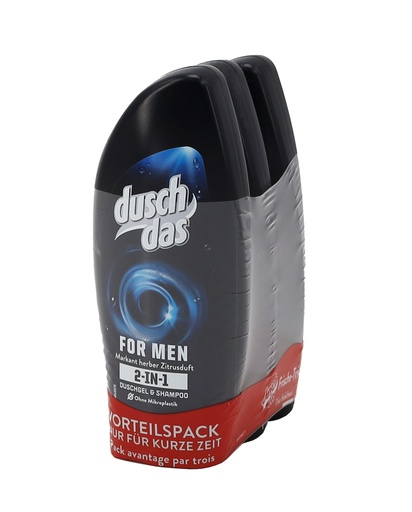 [P0000888] Duschdas Dusche 3x250ml For Men 3er Pack