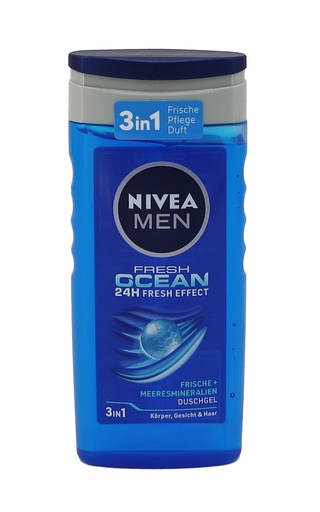 [P0000895] Nivea Dusche 250ml Fresh Ocean Men 3in1