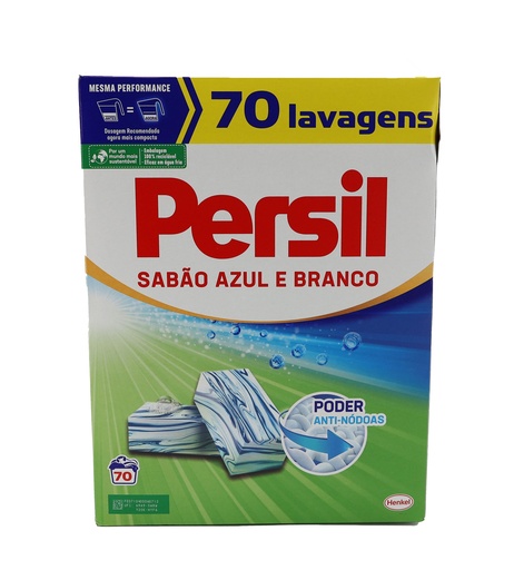 [P0000948] Persil Pulver Universal Blaue & Weiße Seife 70WL aus Italien
