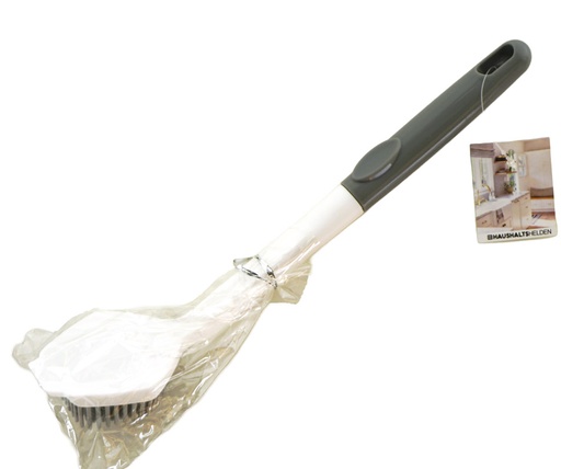 [P0001009] Spülbürste Silikon, 29x6x6cm, weiß/grau