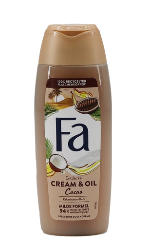 [P0001333] Fa Dusche 250ml Cream & Oil Kakao