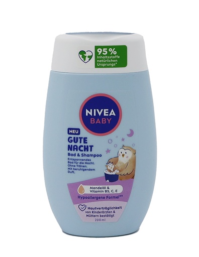 [P0001342] NIVEA BABY Baby Bad & Shampoo Gute Nacht, 200 ml