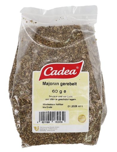 [P0001516] CADEA Majoran gerebelt 60g BT