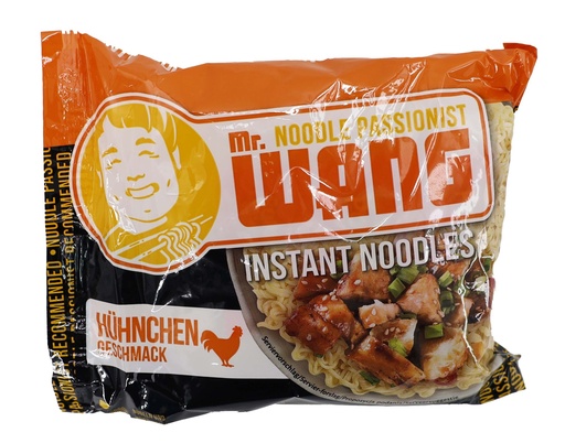 [P0001542] MR WANG Instantnudeln Huhn 65g BT, 65 g Beutel