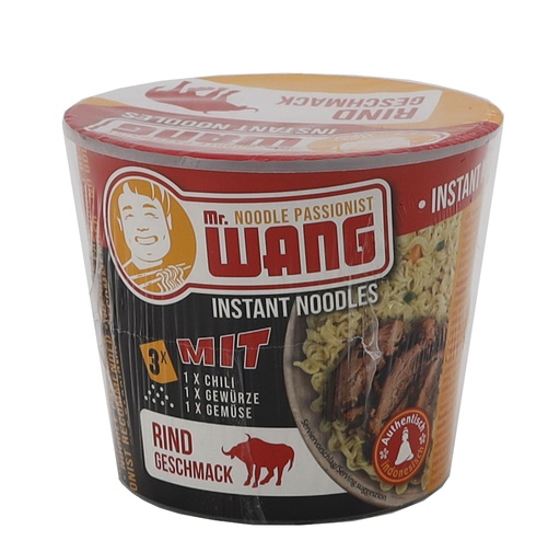 [P0001554] MR WANG Instant-Nudeln Rind 65g Becher