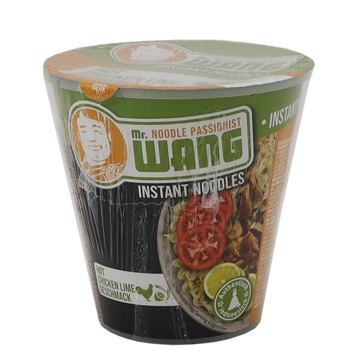 [P0001558] MR WANG Instant-Nudeln CHICKEN-LIME 65g Becher HOT