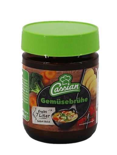 [P0001562] CASSIAN Klare Gemüsebrühe 140g GL