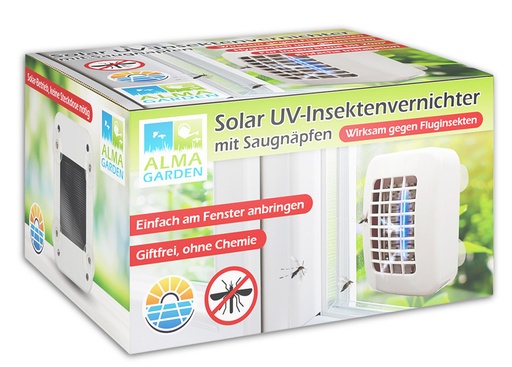 [P0001584] Insektenvernichter Solar mit Saugnäpfen, 10,5 cm