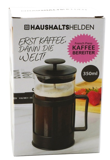 [P0001633] Kaffeemaker "French Press", 10x8x15,5cm, 350ml