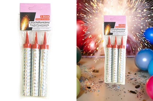 [P0001668] Leuchtfontäne 3er Set, 10cm