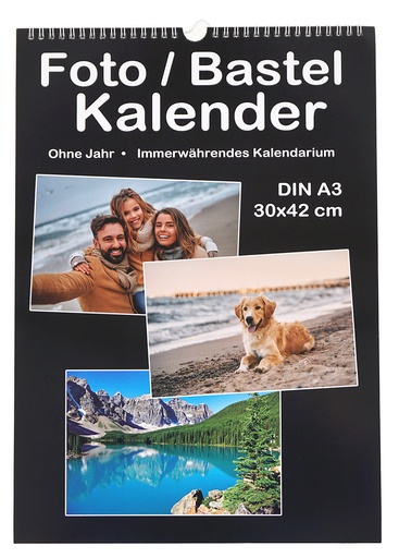 [P0001671] Foto-Malen-Basteln Kalender 30x42cm