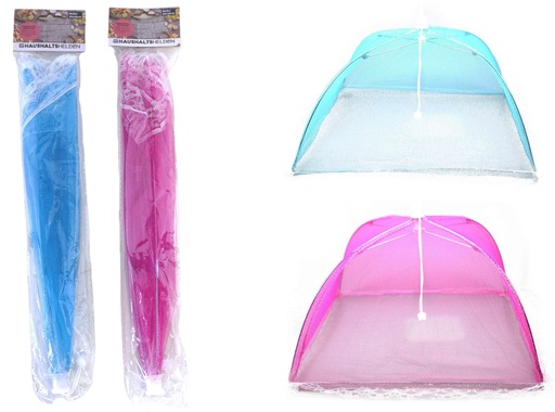 [P0001682] Lebensmittelabdeckung Netz 30x30cm, 2 Farben