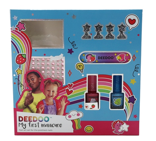 [P0001701] DeeDoo Kids Set 6pcs Nagel-Set Peel Off Nail Kit