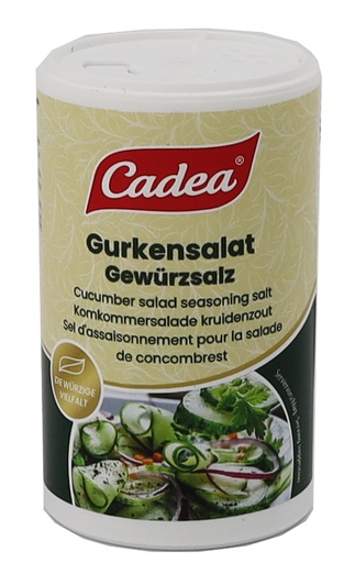 [P0001796] CADEA Gurkensalat Gewürzsalz 125g DS, 125 g Dose