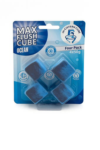 [P0001838] Max Flush Wc Stein Wasserkasten Tabs Ocean 4x50g