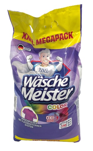 [P0002325] WäscheMeister C.G. Waschpulver 140WL im Beutel XXL 10,5kg Color