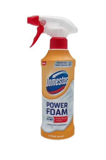 [P0002395] DOMESTOS Power-Schaum Schäumender Toiletten- und Badreiniger 435 ml Citrus Blast