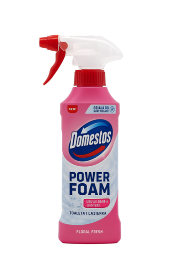 [P0002396] DOMESTOS Power-Schaum Schäumender Toiletten- und Badreiniger 435 ml Floral Freshness
