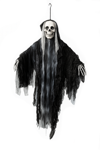 [P0002413] Deko Halloween "Grim Reaperin die Ehefrau" zum hängen, 115x17x160cm