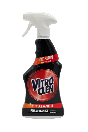 [P0002485] Vitroclen Fettlöser Glaskeramikreiniger 450ml Spray
