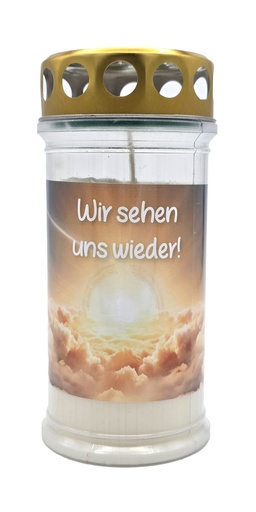 [P0002787] Grabkerze | Erstklassige Qualität | 17cm x 7,5cm mit Motiv | Himmelstor