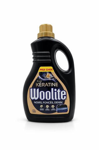 [P0003167] Woolite Feinwaschmittel Schwarz & Dunkel mit Keratin 33Wl 2 Liter