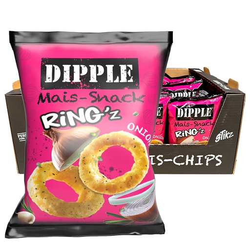 [P0003430] Dipple "Ringz" Zwiebelringe 65g