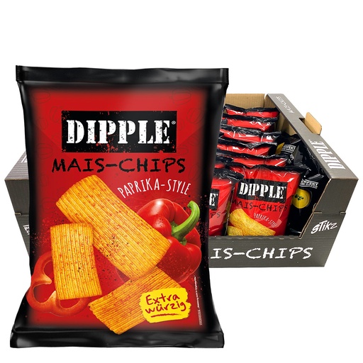 [P0003431] Dipple Mais-Chips 90g Paprika