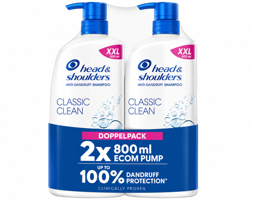 [P0003920] Head&Shoulders 2x800 ml Anti-Schuppen-Shampoo Classic Clean