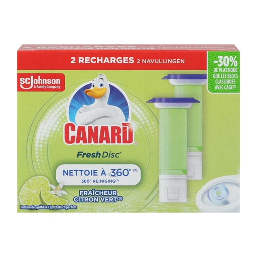 [P0003932] Canard (WC-ENTE) WC-Frische-Siegel 2x6Stück Lime Freshness (36ml)