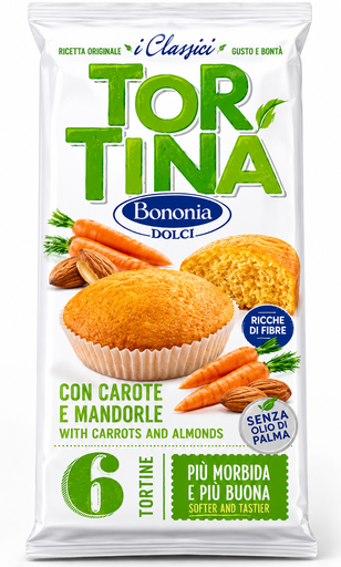 [P0003952] Bononia Dolci Minikuchen mit Karotten & Mandeln 228g