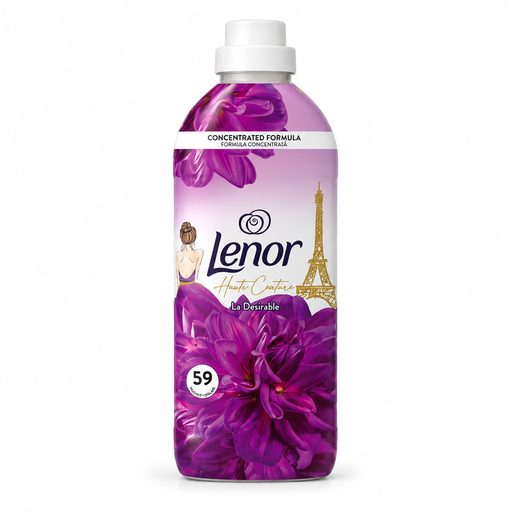 Lenor Haute Couture La Désirable Weichspüler 1,239 l für 59 Waschgänge in eleganter Duftvariante