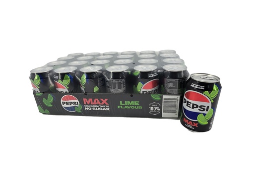 [15566] Pepsi Max Lime 24x330ml Can