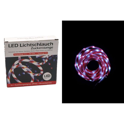 [11287] Lichterschlauch LED, 100er, 6m, flexibel formbar, kaltweiß 