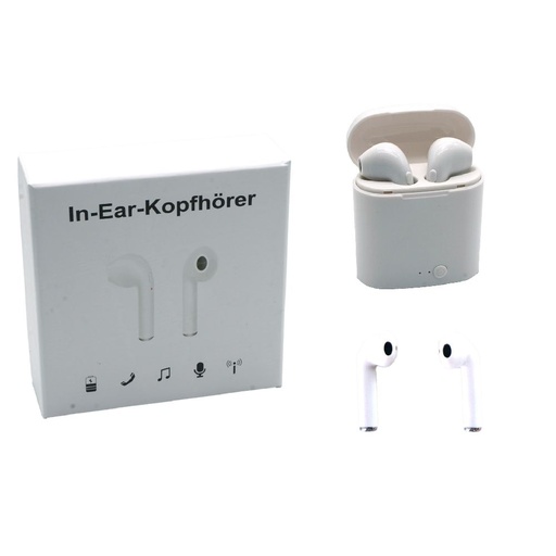 [7938] Bluetooth In-Ear-Kopfhörer inkl. tragbare Ladehülle