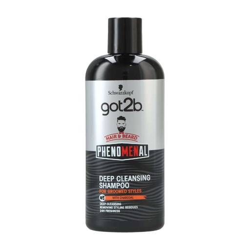 [10160] Schwarzkopf Got2b Hair&Beard PhenoMENal Shampoo 250ml